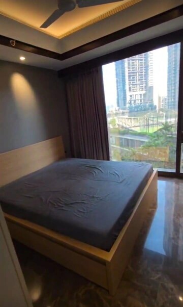 Bedroom in 3 BHK Apartment at Lodha Trump Tower, Worli – for Rent