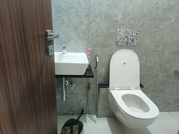 Bathroom in 2 BHK Apartment at Omkar Signet, Malad East – for Rent