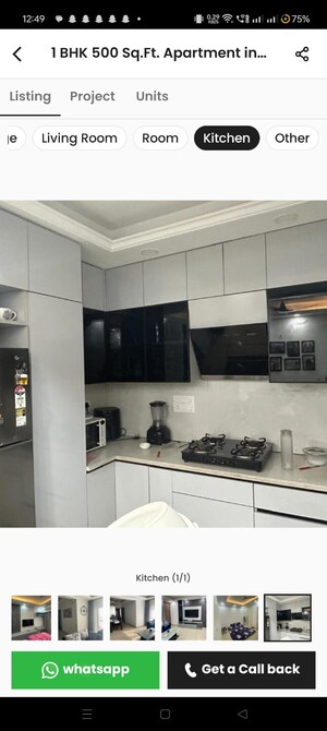 Kitchen in 6+ BHK Independent House at RWA Apartments Sector 122, Sector 122 – for Sale