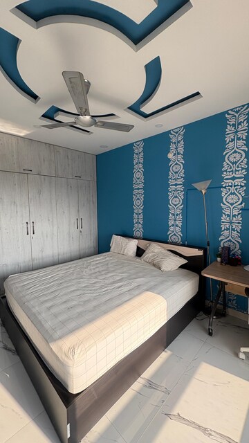 Bedroom in 3.5 BHK Apartment at Rohtas Presidential Arcade, Vibhuti Khand – for Rent