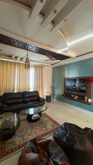 Living Room in 3.5 BHK Apartment at Rohtas Presidential Arcade, Vibhuti Khand – for Rent