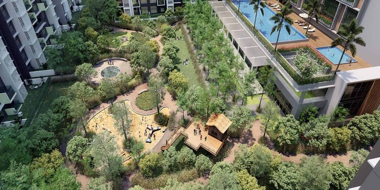 Garden, lodha-woods 5 Bedroom 1540 Sq.Ft. Apartment In Kandivali East Mumbai 9000787