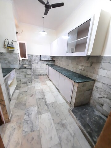 Kitchen in 3 BHK Builder Floor at Boutique Residential Apartments G-88, Saket – for Rent