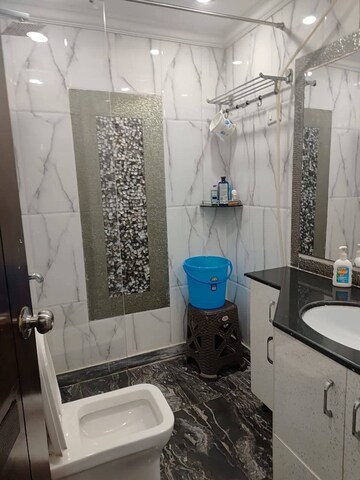 Bathroom in 3 BHK Apartment at Ansal Sushant Estate, Sector 52 – for Rent