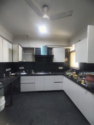 Kitchen in 4 BHK Builder Floor at Greater Kailash I – for Sale