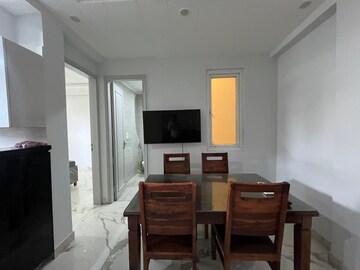 Dining area in 3 BHK Builder Floor at Vasant Kunj Enclave – for Rent