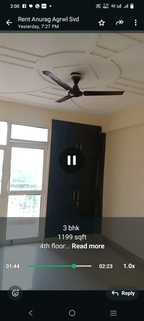 3 BHK Apartment For Rent in Ascent Savy Ville De