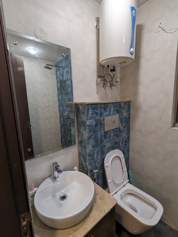 Bathroom in 3 BHK Builder Floor at Sushant Lok 3, Sector 57 – for Sale