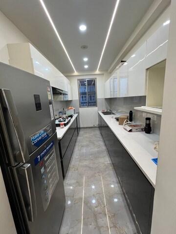 Kitchen in 3 BHK Builder Floor at Sushant Lok 3, Sector 57 – for Sale
