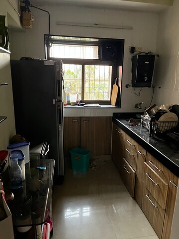 Kitchen in 2 BHK Apartment at Sheth Heights, Chembur – for Rent