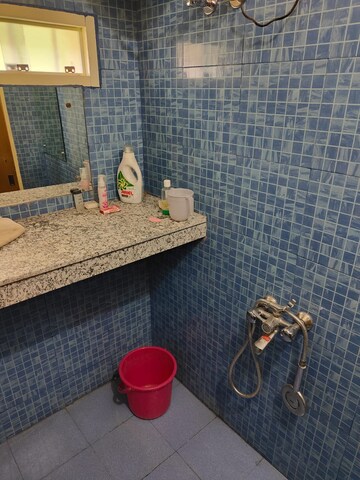 Bathroom in 1.5 BHK Apartment at Boutique Residential Apartments A 3 2, Vasant Vihar – for Rent