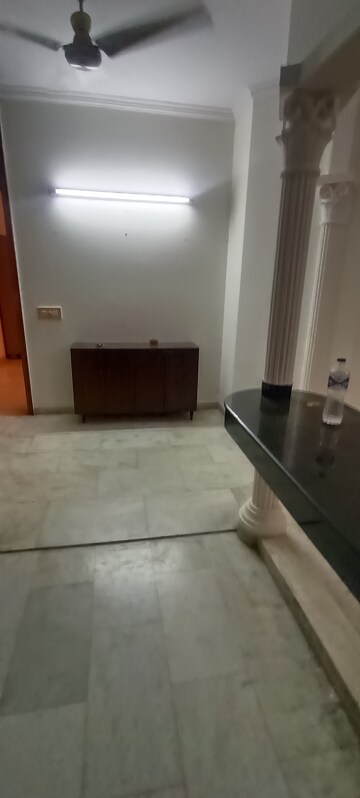 Bathroom in 1.5 BHK Builder Floor at Kalkaji – for Rent