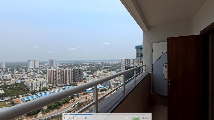 Balcony, prestige-beverly-hills 3 Bedroom 2124 Sq.Ft. Apartment In Kokapet Hyderabad 9001062