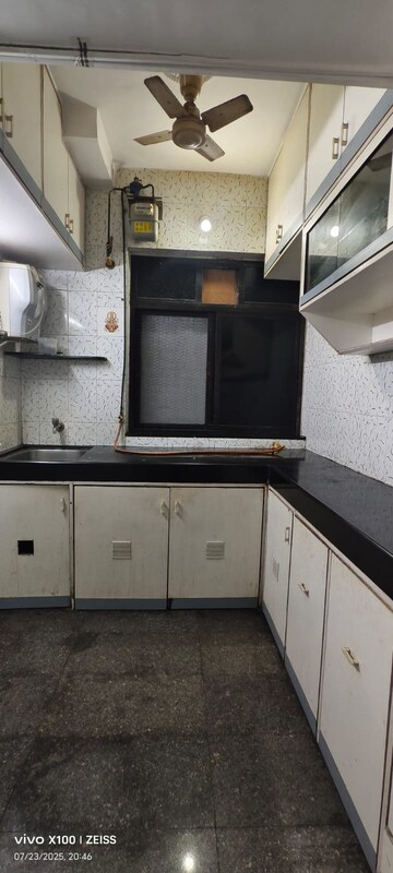 Kitchen in 3 BHK Apartment at Kalash Udyan, Kopar Khairane – for Rent