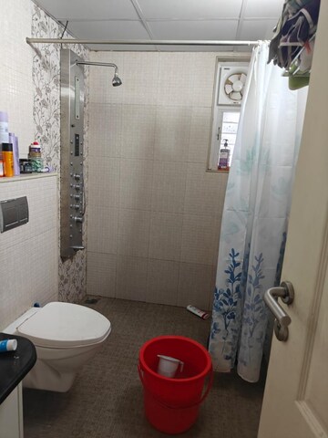 Bathroom in 3 BHK Apartment at Sterling Ascentia, Bellandur – for Rent
