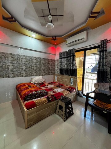 Bedroom in 1 BHK Apartment at DGS Sheetal Sejal, Nalasopara West – for Rent