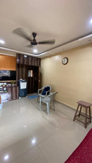 Living Room in 1 BHK Apartment at Shivom Galaxy, Kalyan East – for Sale