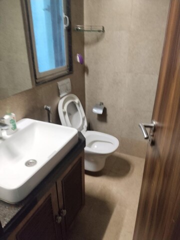 Bathroom in 3 BHK Apartment at Adani Group Western Heights, Andheri West – for Rent
