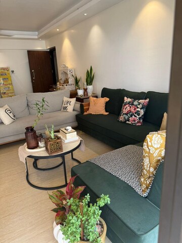 Living Room in 3 BHK Apartment at HDIL Metropolis Residences, Andheri West – for Rent