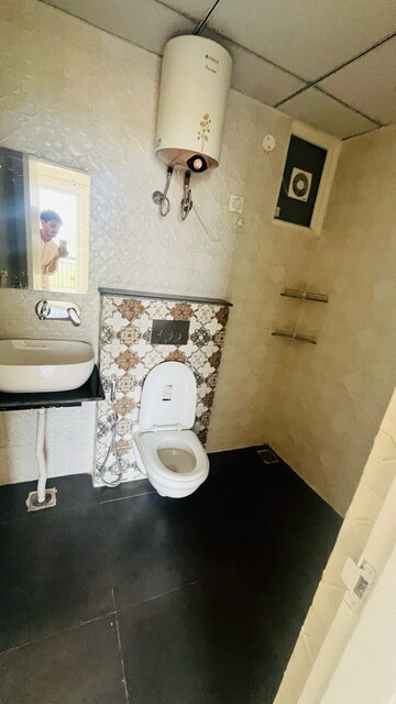 Bathroom in 3 BHK Apartment at Maxxus Elanza, Nagla Road – for Rent