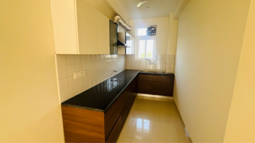 Kitchen in 3 BHK Apartment at Maxxus Elanza, Nagla Road – for Rent