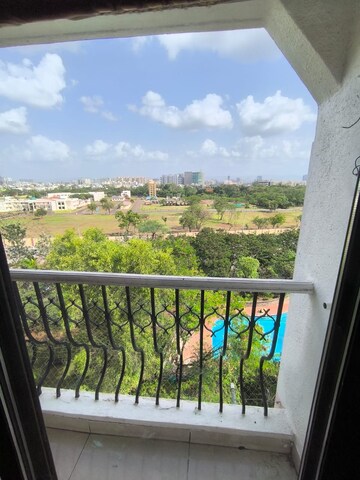 Balcony in 3 BHK Apartment at Eden Garden CHS, Viman Nagar – for Rent