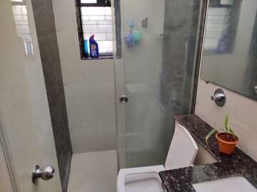 Bathroom in 3 BHK Apartment at Prajapati Lawns, Kharghar – for Rent