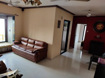 Living Room in 3 BHK Apartment at Prajapati Lawns, Kharghar – for Rent