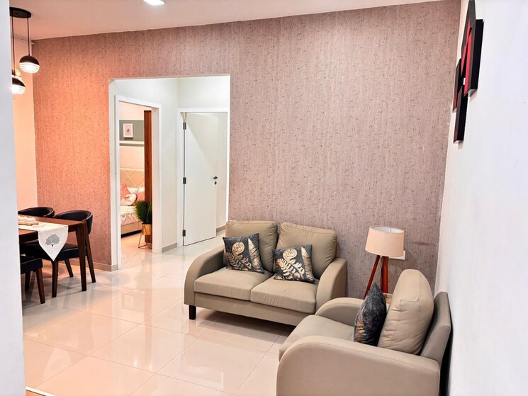 Living Room, rohan-ishan 3 Bedroom 1400 Sq.Ft. Apartment In Bavdhan Pune 9001479