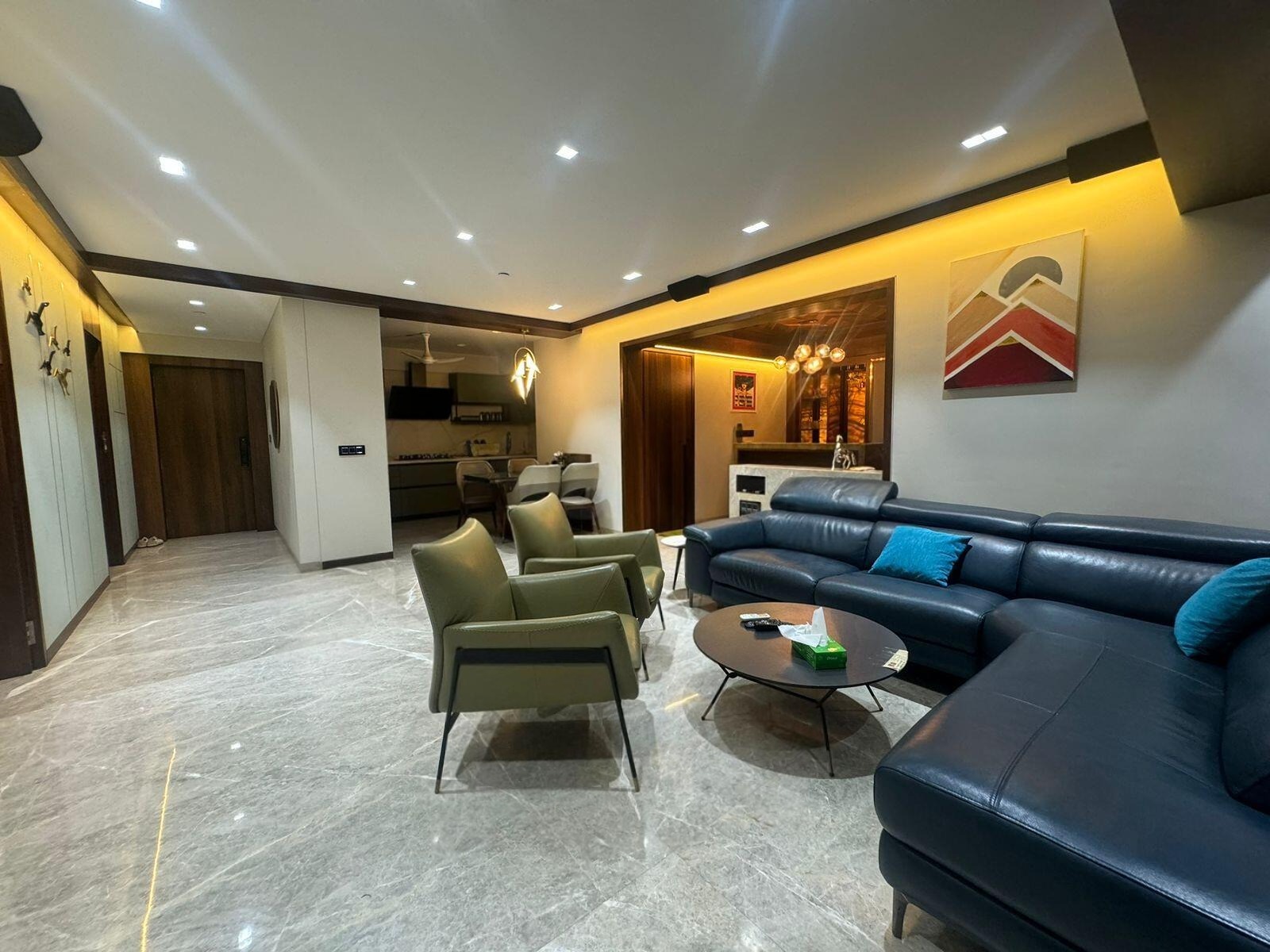 3 BHK + Pooja Room,Servant Room Apartment For Rent in Adani Western Heights, fo