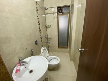 Bathroom in 3 BHK Apartment at Seven Bungalow, Andheri West – for Rent