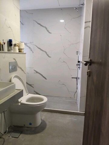 Bathroom in 3 BHK Apartment at Seven Bungalow, Andheri West – for Rent