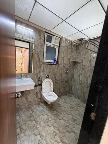Bathroom in 3 BHK Apartment at VTP Leonara, Mahalunge – for Rent