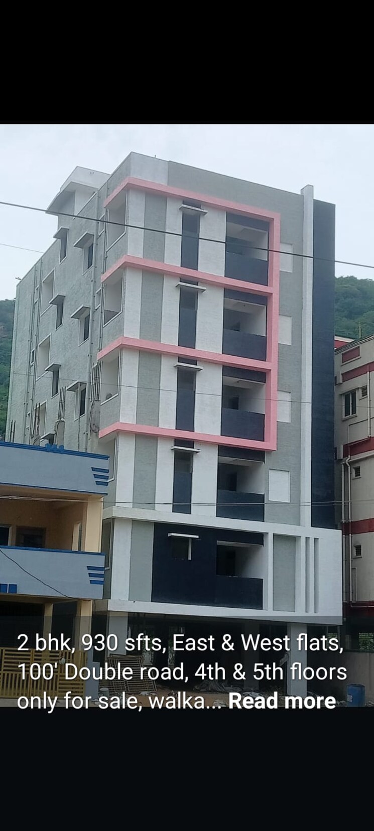Exterior View, murali nagar 3 Bedroom 1600 Sq.Ft. Apartment In Murali Nagar Vizag 8854524