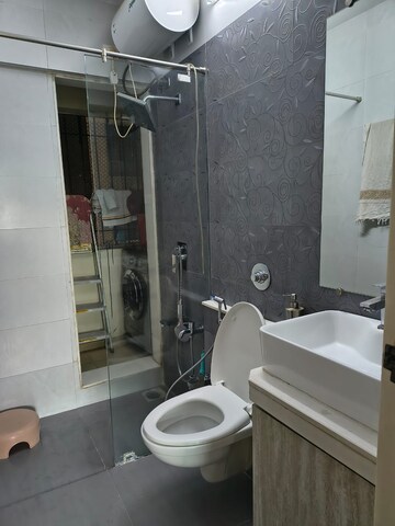Bathroom in 2 BHK Apartment at Dosti Vijeta, Vartak Nagar – for Rent