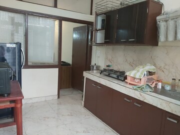 Kitchen in 2 BHK Builder Floor at Nehru Enclave – for Rent