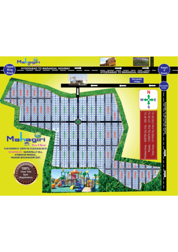 Master Plan in  Plot at Bhongiri Warangal Highway – for Sale
