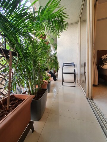 Balcony in 2 BHK Apartment at Ved Kabir, Santacruz West – for Rent