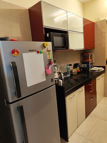 Kitchen in 2.5 BHK Apartment at LnT Realty Crescent Bay, Parel – for Rent