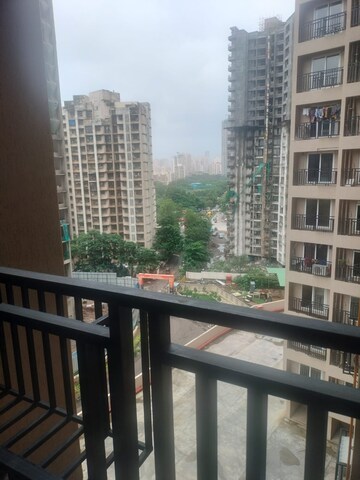 Balcony in 1.5 BHK Apartment at Rosa Gardenia, Ghodbunder Road – for Rent