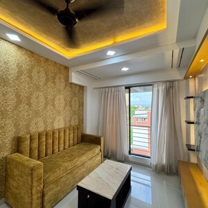 Living Room in 1 BHK Apartment at Calista, Kundevahal Village – for Sale