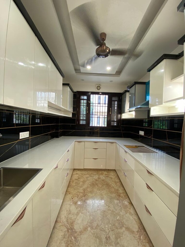 Kitchen, shreshtha vihar 3 Bedroom 1125 Sq.Ft. Builder Floor In Shreshtha Vihar Delhi 9001963