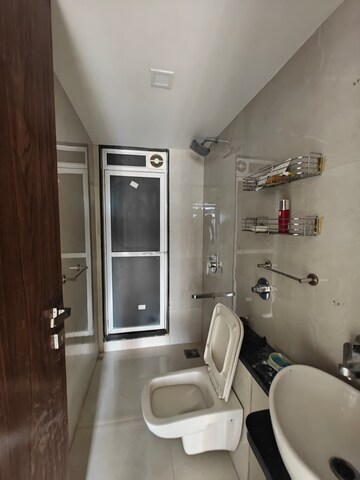 Bathroom in 2 BHK Apartment at Tricity Panache, Sanpada – for Rent