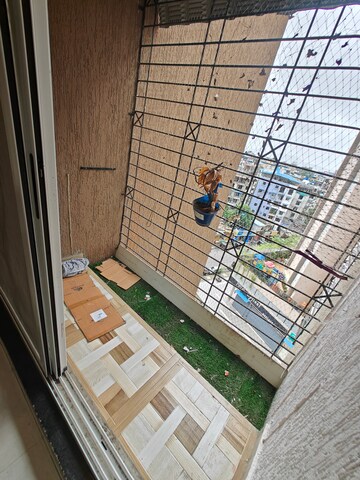 Balcony in 2 BHK Apartment at Tricity Panache, Sanpada – for Rent