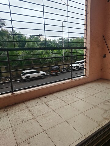 Balcony in 2 BHK Apartment at Oracle Sapphire CHS, Nerul – for Rent