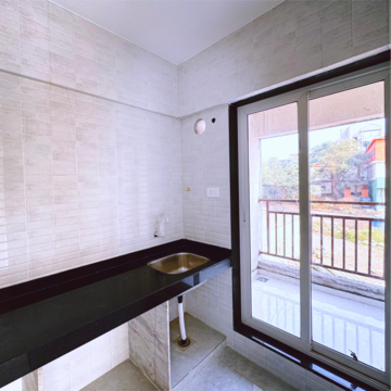 Kitchen in 2 BHK Apartment at Matrix Landmark, Mosare – for Sale