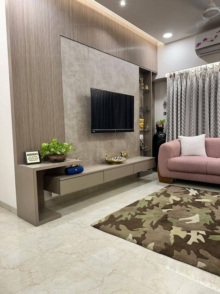 Living Room, agarwal-and-doshi-complex 3 Bedroom 997 Sq.Ft. Apartment In Vasai West Palghar 9001981