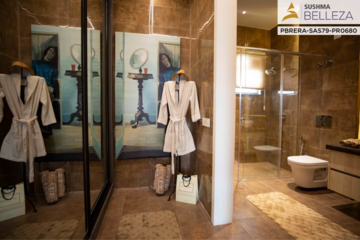 Attached Bathroom in 3 BHK Apartment at Sushma Belleza, Nagla Road – for Sale