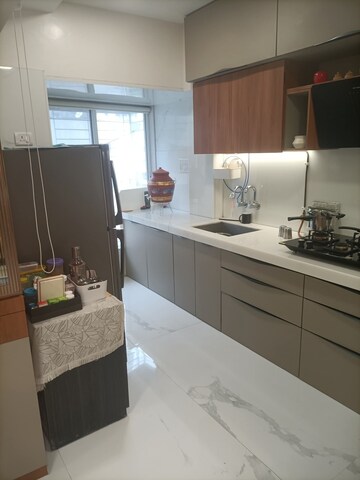 Kitchen in 2 BHK Apartment at Shantee Flamingo Residency, Vasai West – for Sale