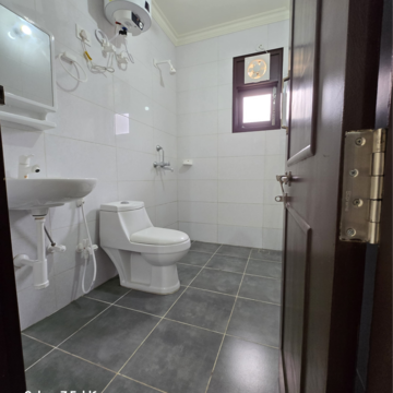 Bathroom in 1 BHK Builder Floor at Risland Sky Mansion, Chattarpur – for Rent
